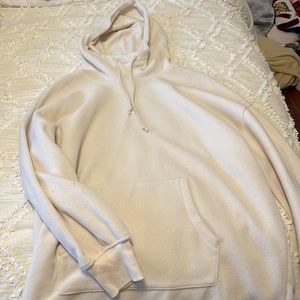 Oversized fleece pullover